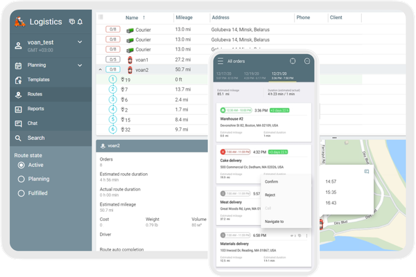 Solución Logistics: Gestión Integral de Flotas de Entrega